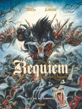 Couverture du manga Requiem, chevalier vampire Tome 4, « Le bal des vampires »