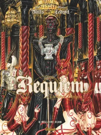 Couverture du manga Requiem, chevalier vampire Tome 6, « Hellfire club »