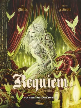 Couverture du manga Requiem, chevalier vampire Tome 8, « La reine des âmes mortes »