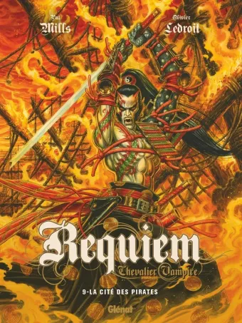 Couverture du manga Requiem, chevalier vampire Tome 9, « La cité des pirates »