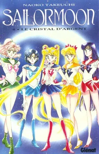 Couverture du manga Sailor Moon Tome 4, « Le cristal d'argent »