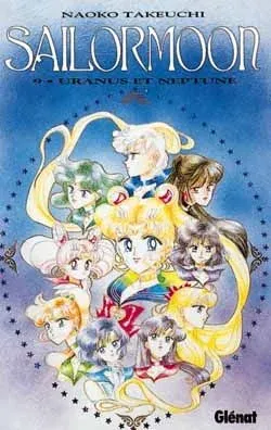 Couverture du manga Sailor Moon Tome 9, « Uranus et Neptune »