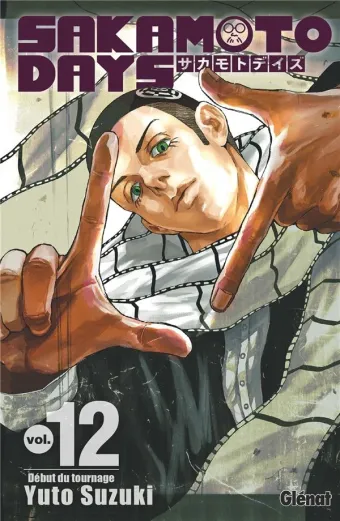 Couverture du manga Sakamoto days Tome 12, « Début du tournage »