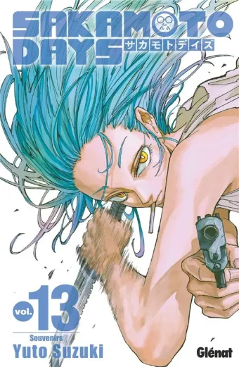 Couverture du manga Sakamoto days Tome 13, « Souvenirs »