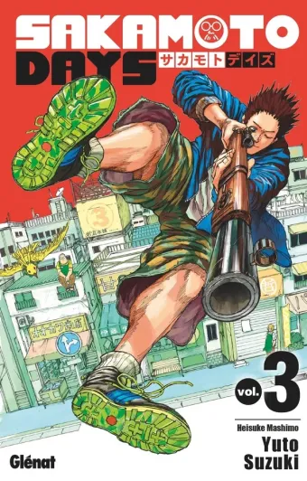 Couverture du manga Sakamoto days Tome 3, « Heisuke Mashimo »