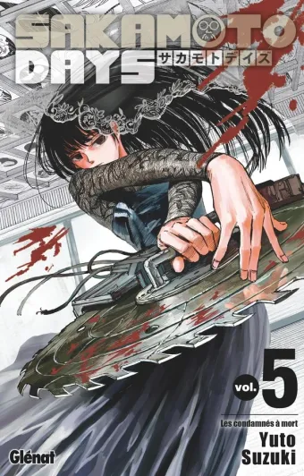 Couverture du manga Sakamoto days Tome 5, « Les condamnés à mort »