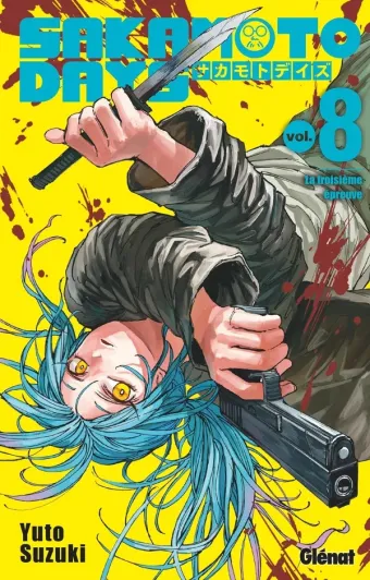 Couverture du manga Sakamoto days Tome 8, « La troisième épreuve »