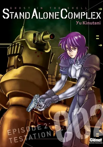 Couverture du manga Stand alone complex Tome 2, « Testation »