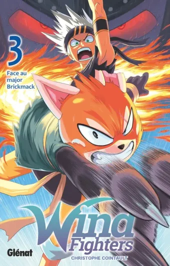 Couverture du manga Wind fighters Tome 3, « Face au major Brickmack ! »