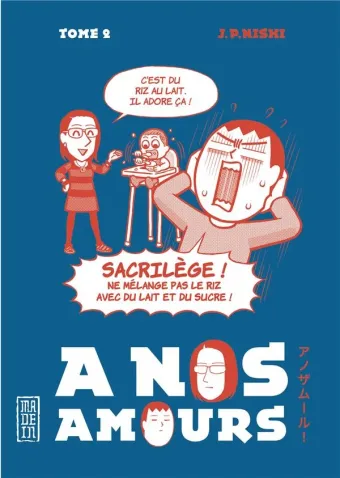 Couverture du manga À nos amours Tome 2