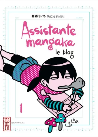 Couverture du manga Assistante mangaka – le blog Tome 1