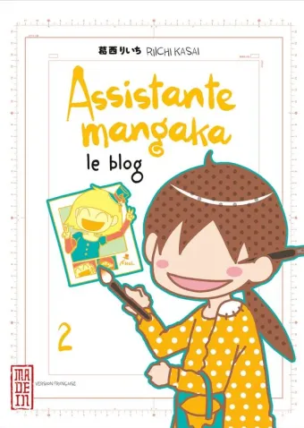 Couverture du manga Assistante mangaka – le blog Tome 2