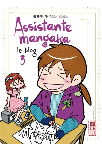 Couverture du manga Assistante mangaka – le blog Tome 3