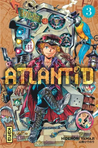 Couverture du manga Atlantid Tome 3