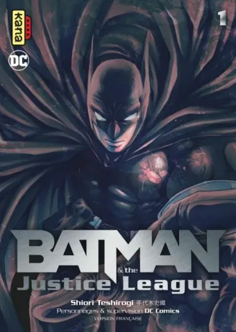 Couverture du manga Batman & the Justice League Tome 1