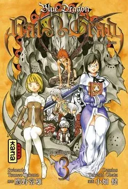 Couverture du manga Blue dragon Ral Grad Tome 3, « Le changement »