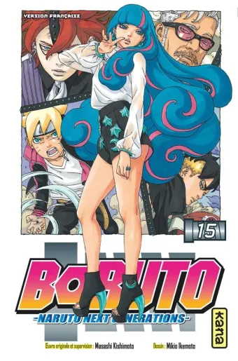 Couverture du manga Boruto Tome 15, « Tout est question d'usage »