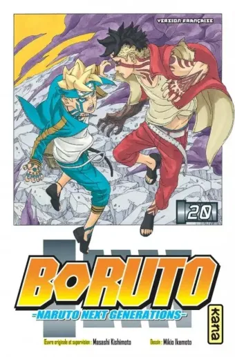Couverture du manga Boruto Tome 20, « Le pouvoir d'omnipotence »
