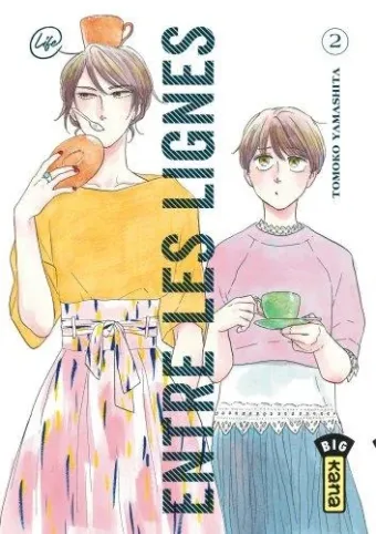 Couverture du manga Entre les lignes Tome 2