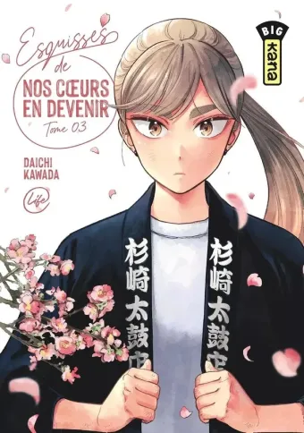 Couverture du manga Esquisses de nos coeurs en devenir Tome 3