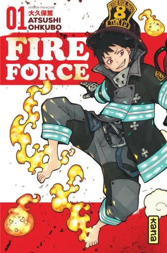 Couverture du manga Fire force Tome 1