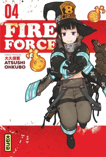 Couverture du manga Fire force Tome 4