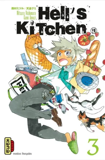 Couverture du manga Hell’s kitchen Tome 3