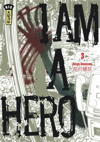 Couverture du manga I am a hero Tome 3