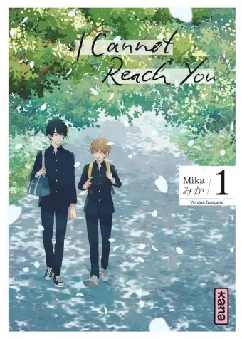 Couverture du manga I cannot reach you Tome 1