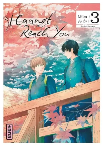 Couverture du manga I cannot reach you Tome 3
