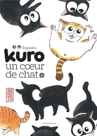 Couverture du manga Kuro, un coeur de chat Tome 4