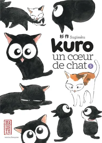 Couverture du manga Kuro, un coeur de chat Tome 5