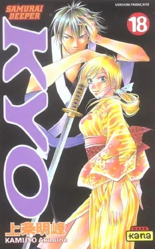 Couverture du manga Kyô – samurai deeper Tome 18