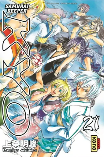 Couverture du manga Kyô – samurai deeper Tome 21