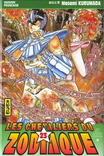 Couverture du manga Les Chevaliers du zodiaque – St Seiya Tome 23