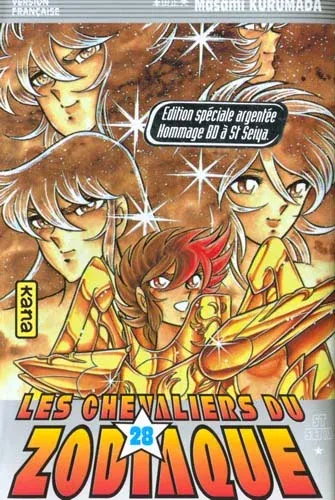 Couverture du manga Les Chevaliers du zodiaque – St Seiya Tome 28
