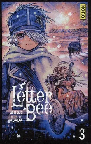 Couverture du manga Letter Bee Tome 3, « Rencontre avec Sylvette Suede »