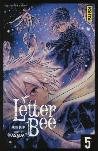 Couverture du manga Letter Bee Tome 5, « L'être qui n'a pu devenir un esprit »