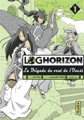 Couverture du manga Log horizon – la brigade du vent de l’Ouest Tome 1