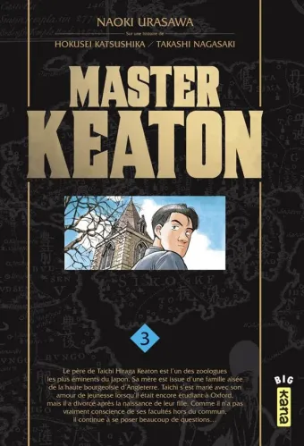Couverture du manga Master Keaton Tome 3