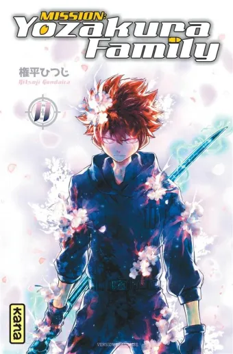 Couverture du manga Mission Yozakura family Tome 11, « L'examen des espions »