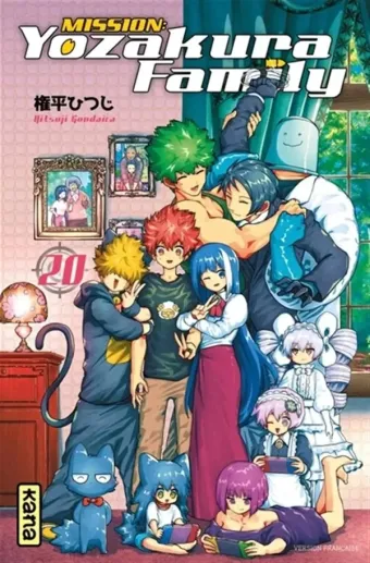 Couverture du manga Mission Yozakura family Tome 20, « La grande mission des yozakura »