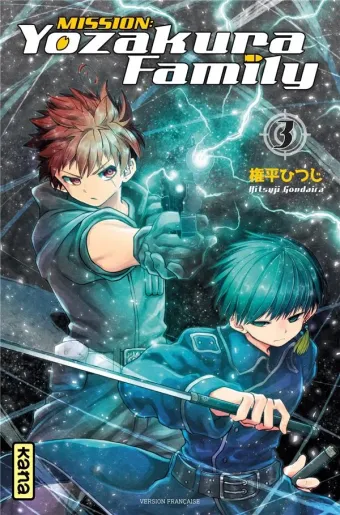 Couverture du manga Mission Yozakura family Tome 3, « L'agence Hinagiku »