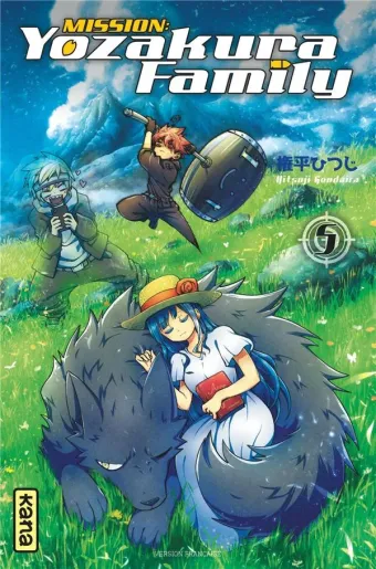 Couverture du manga Mission Yozakura family Tome 5, « Tanpopo »
