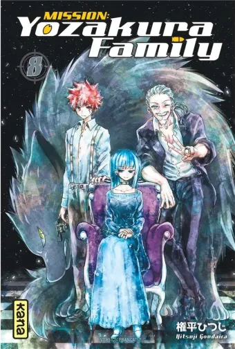 Couverture du manga Mission Yozakura family Tome 8, « Les Yozakura passent à l'attaque »