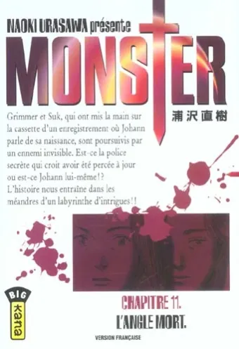 Couverture du manga Monster Tome 11, « L'angle mort »