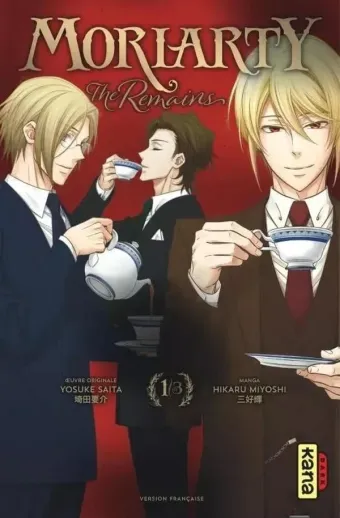 Couverture du manga Moriarty – the remains Tome 1