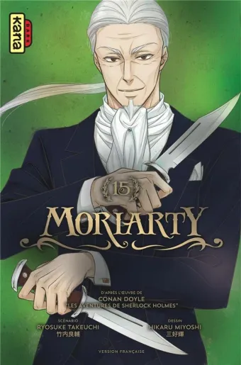 Couverture du manga Moriarty Tome 15