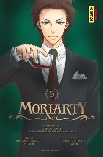 Couverture du manga Moriarty Tome 5