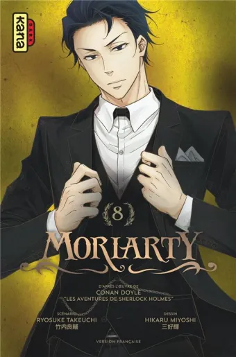 Couverture du manga Moriarty Tome 8